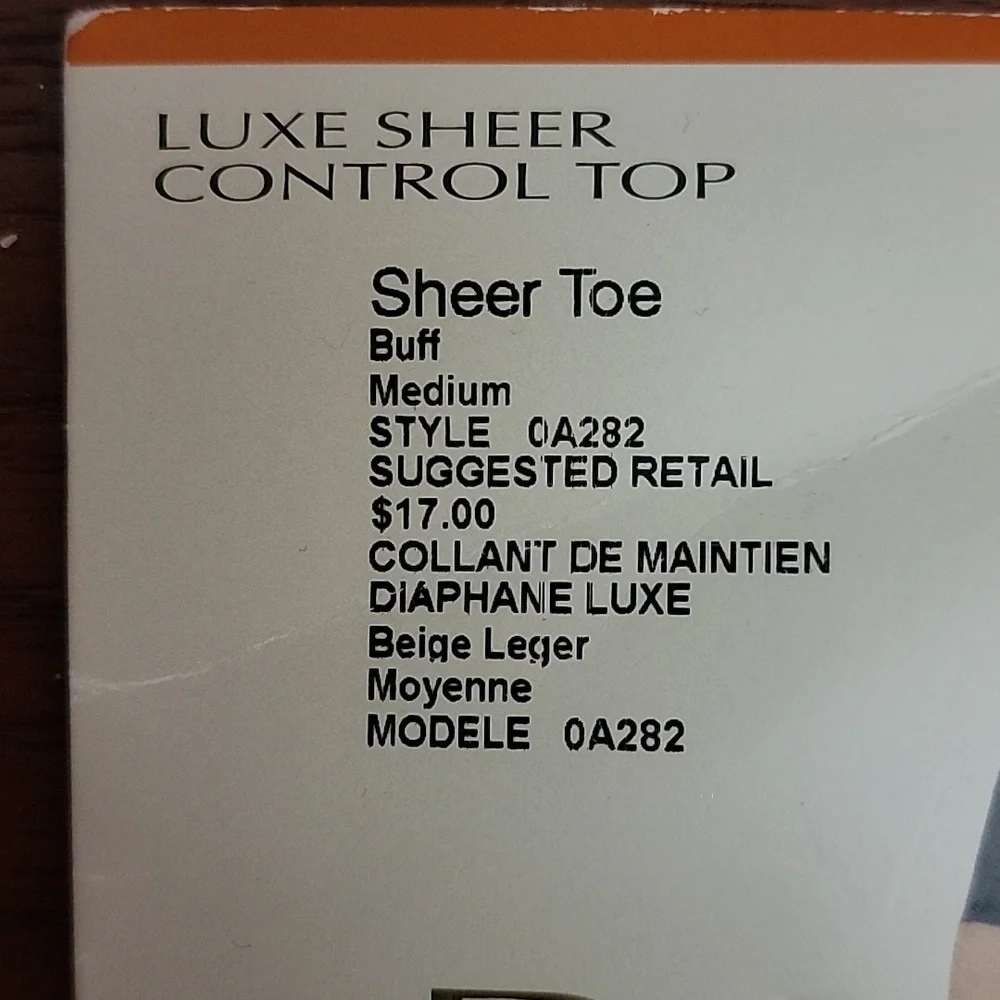 Donna Karan The Essentials Collection Luxe Sheer Toe Control Top Hosiery